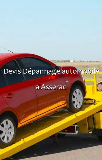 Devis Dépannage automobile a Asserac