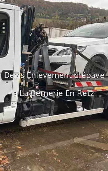 Devis Enlevement d'épave a La Bernerie En Retz