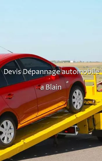 Devis Dépannage automobile a Blain