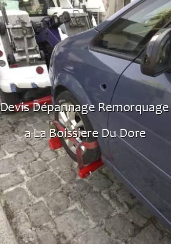 Devis Dépannage Remorquage  a La Boissiere Du Dore