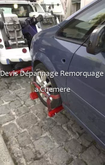 Devis Dépannage Remorquage  a Chemere