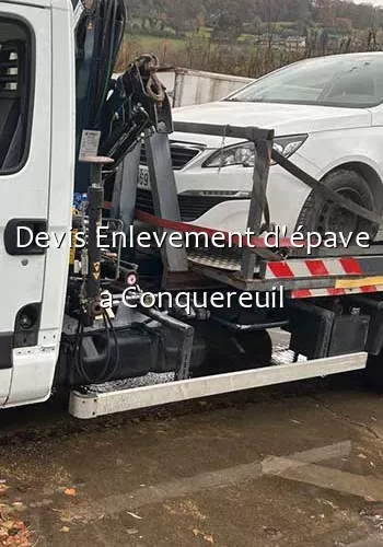 Devis Enlevement d'épave a Conquereuil