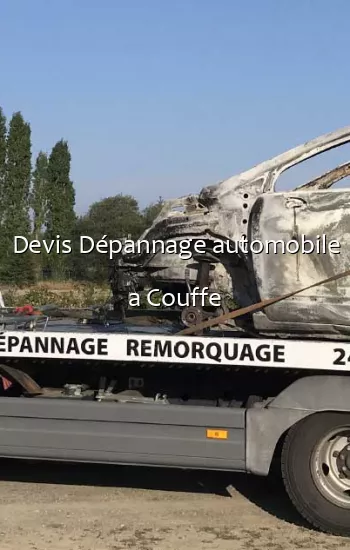 Devis Dépannage automobile a Couffe