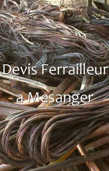 Devis Ferrailleur a Mesanger