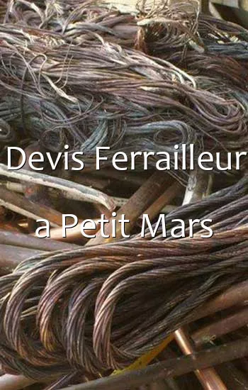 Devis Ferrailleur a Petit Mars