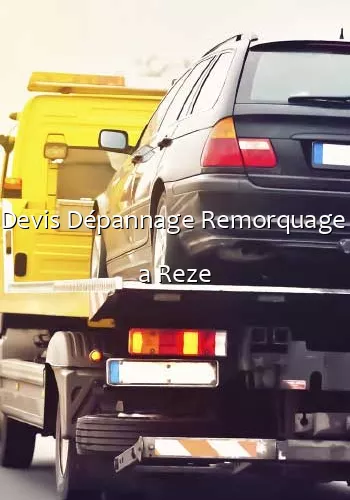 Devis Dépannage Remorquage  a Reze