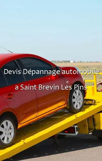 Devis Dépannage automobile a Saint Brevin Les Pins