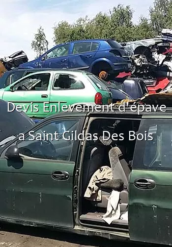 Devis Enlevement d'épave a Saint Gildas Des Bois