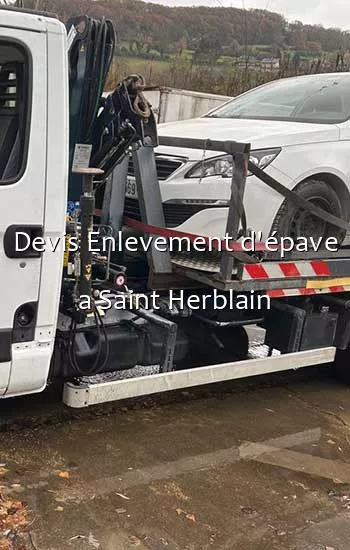 Devis Enlevement d'épave a Saint Herblain