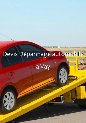 Devis Dépannage automobile a Vay