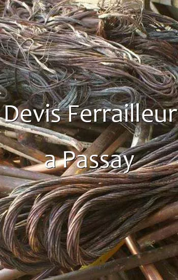 Devis Ferrailleur a Passay